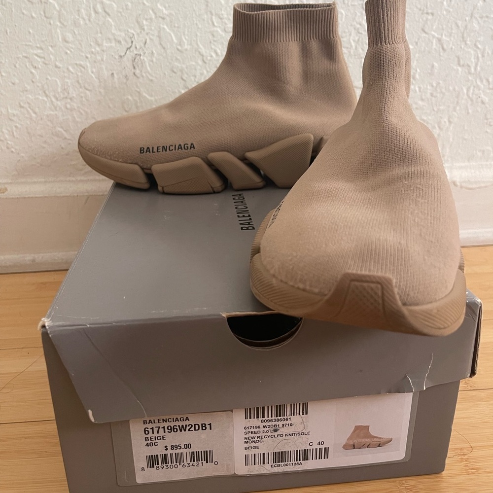 Balenciaga Speed 2.0 Beige